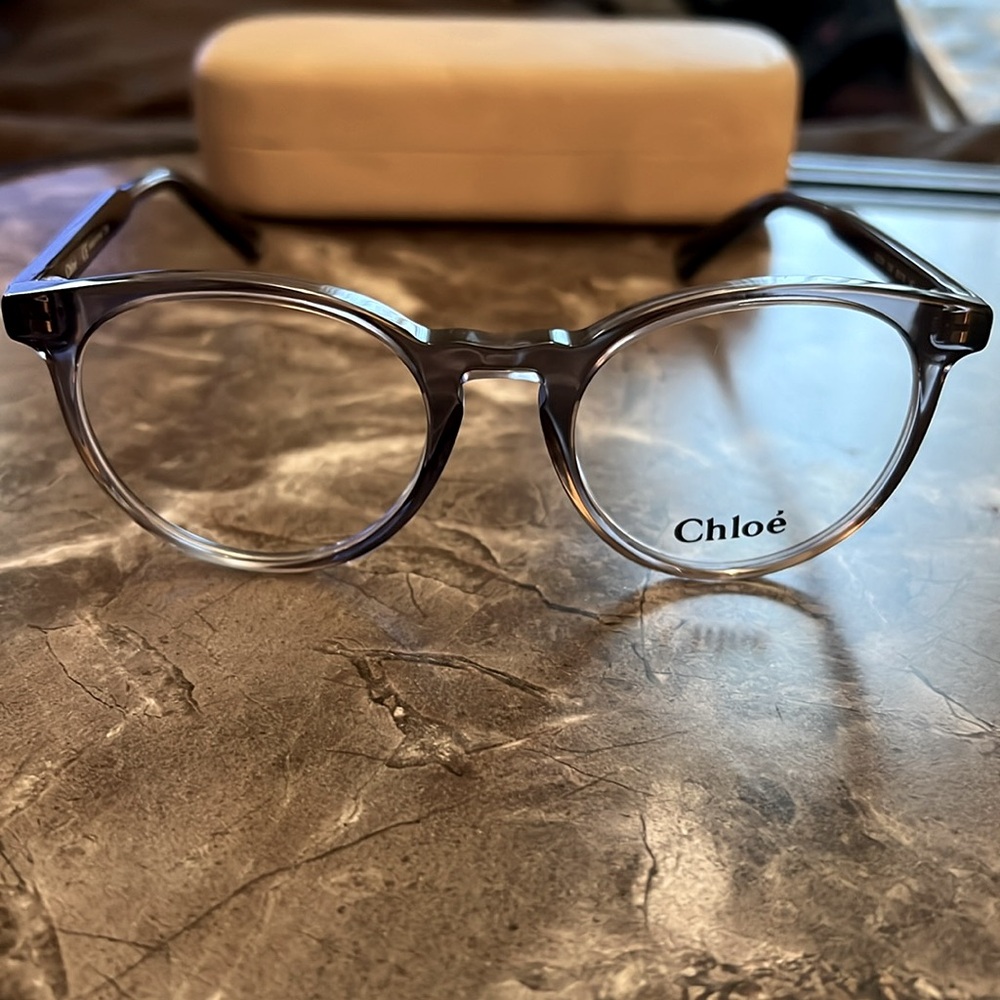 SALE!! DEAL!! New with Tags! Chloe Dark Gray CE2741 Eyeglasses w/Case - Picture 2 of 11